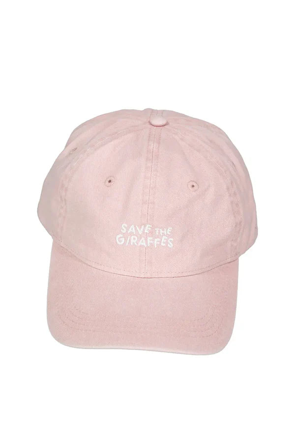 Hat Embroidery Save The Giraffes
