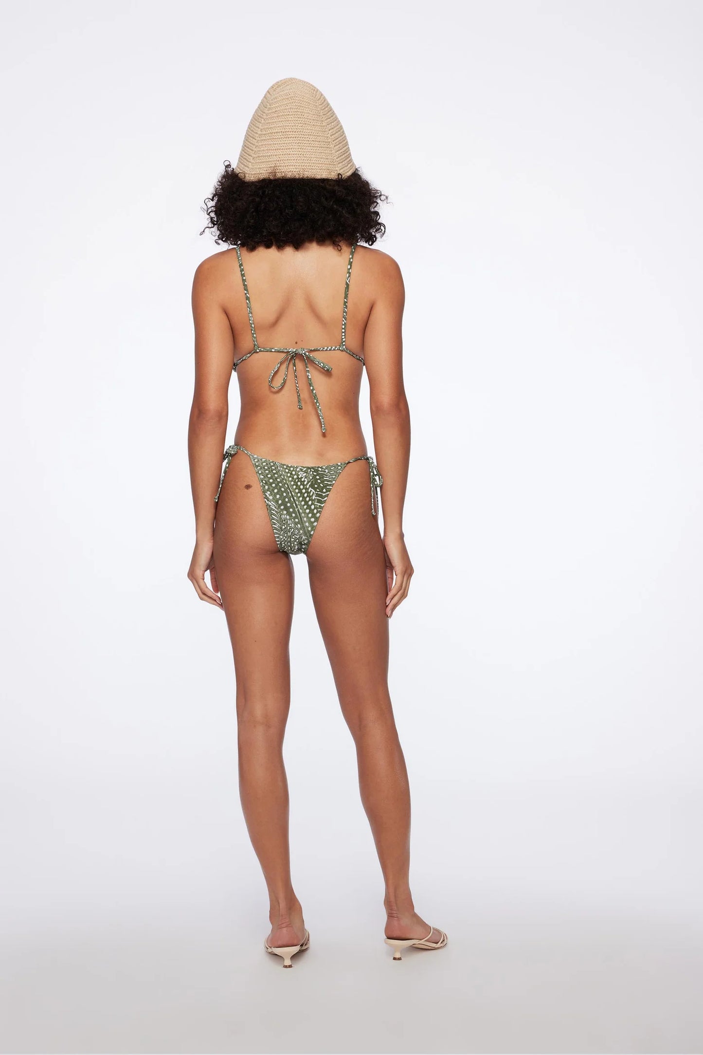EQUATOR OLIVE GREEN SWIMSUIT