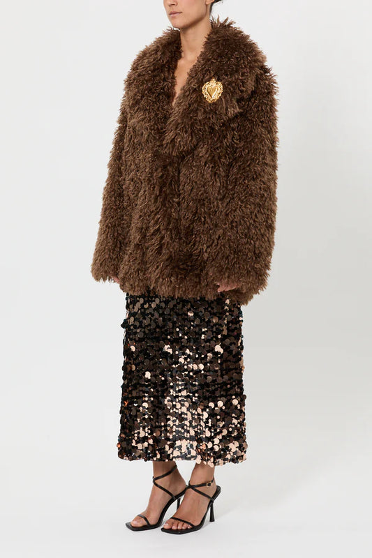 FUR JACKET SHORT