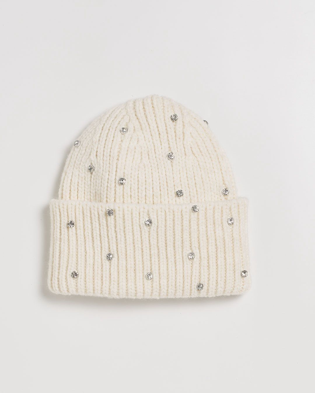 KNITTER BEANIE WITH STRASS
