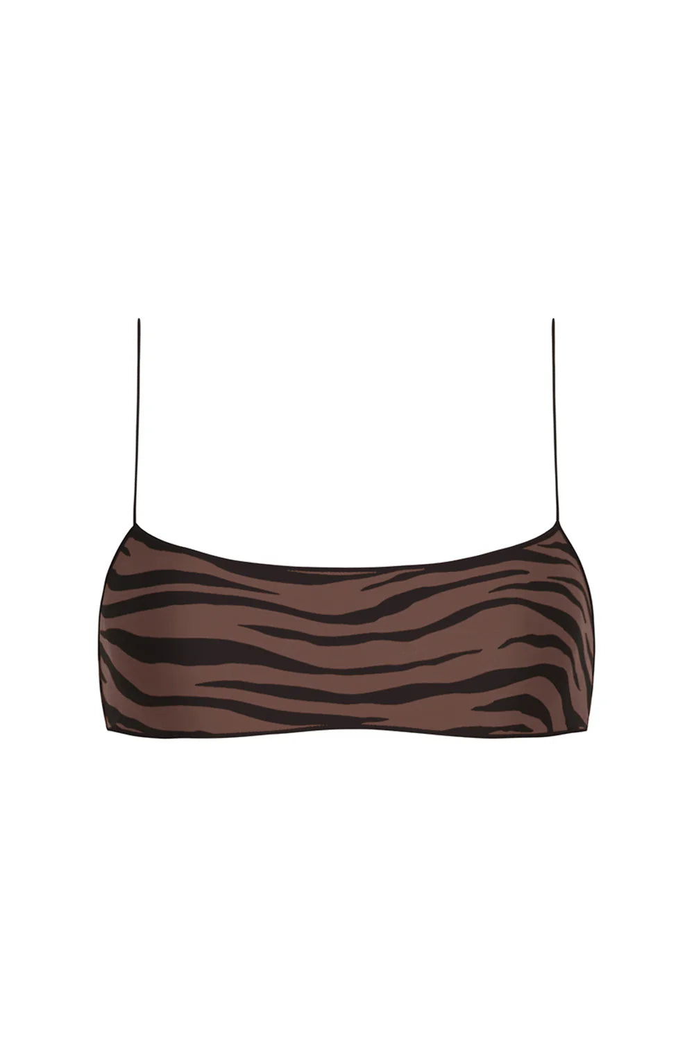 ZEBRA BROWN AND BLACK DRIFTWOOD SWIMSUIT