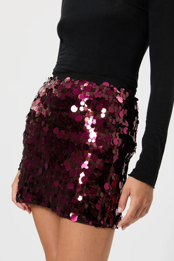 MINI SEQUIN SKIRT