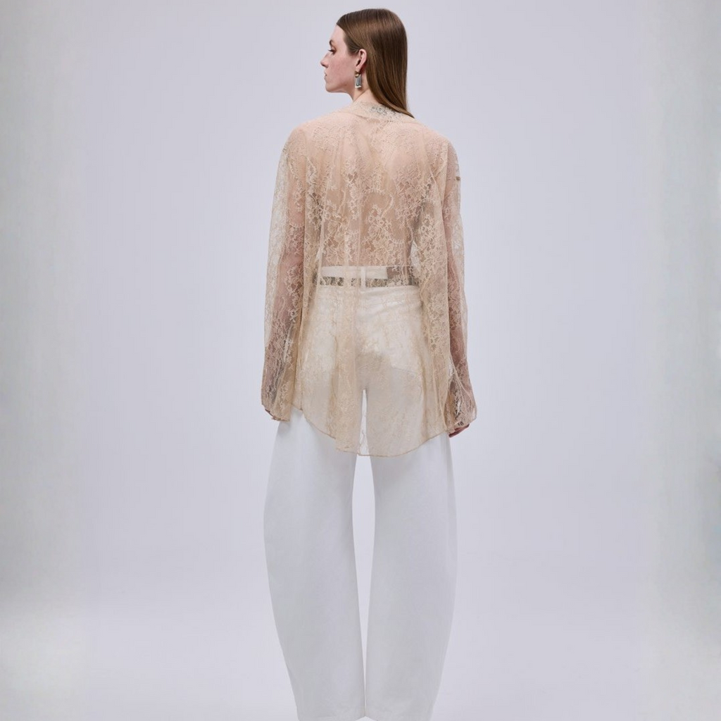 BARREL WHITE PANTS