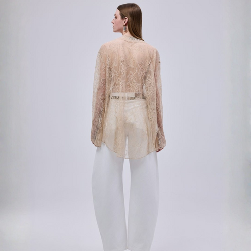 BARREL WHITE PANTS