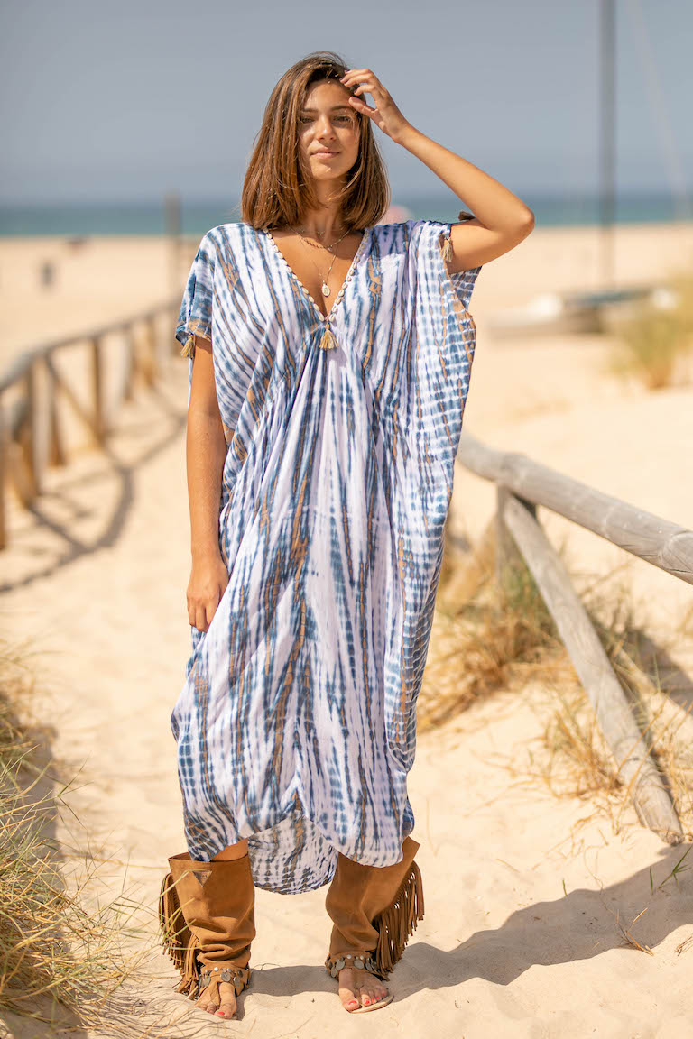 KAFTAN TARIFA SHELLS handmade in Balo