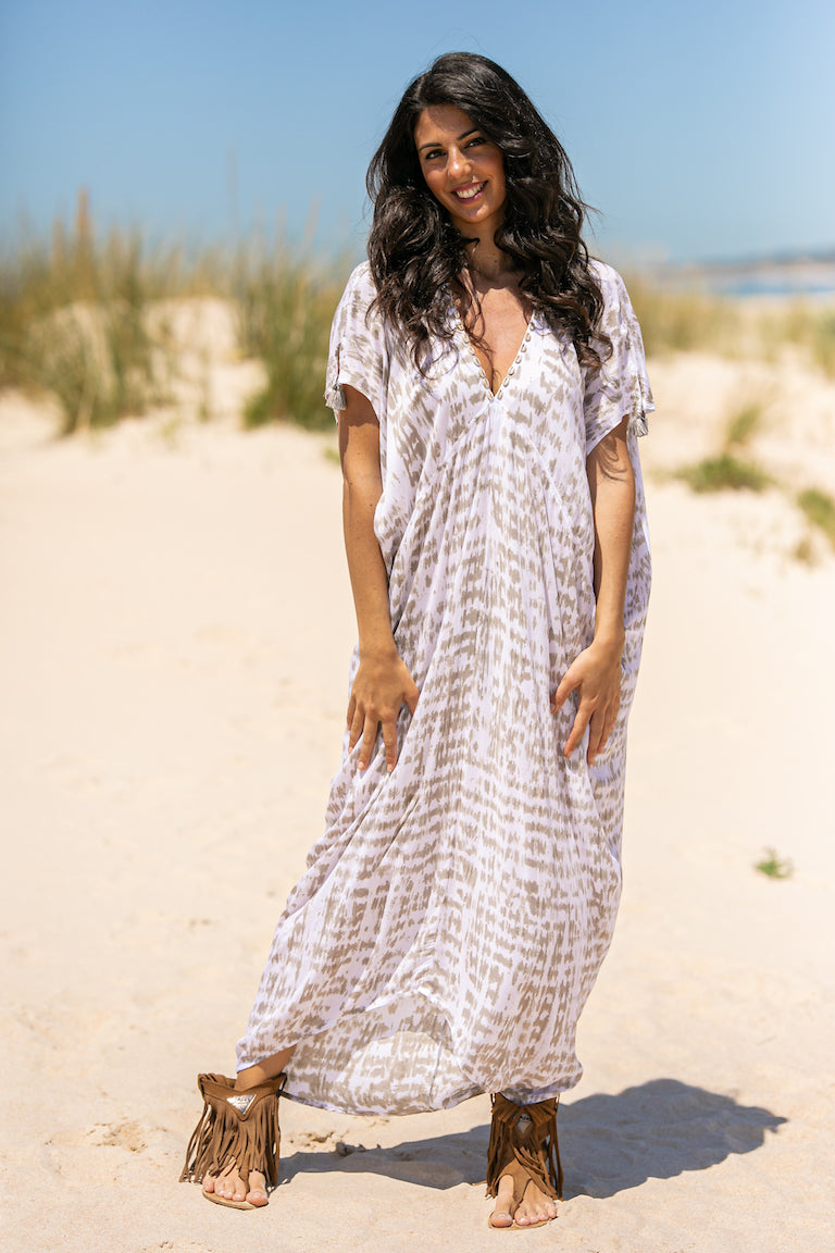 KAFTAN TARIFA SHELLS handmade in Balo