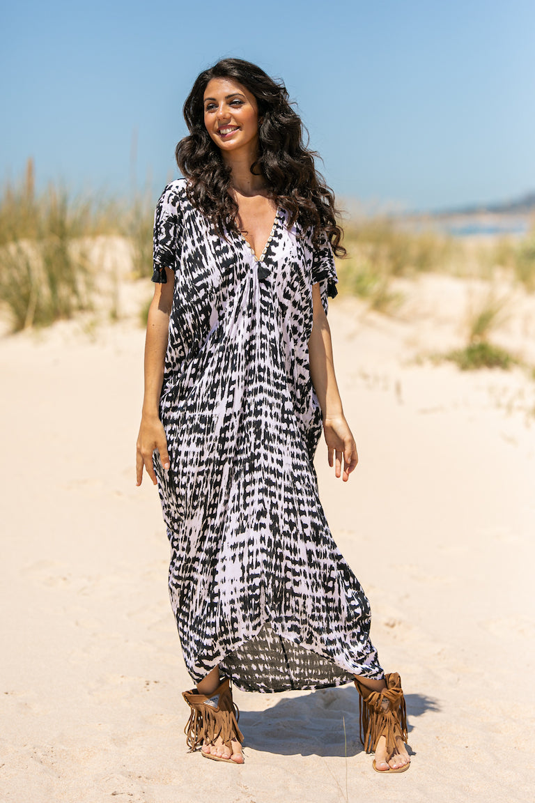 KAFTAN TARIFA SHELLS handmade in Balo