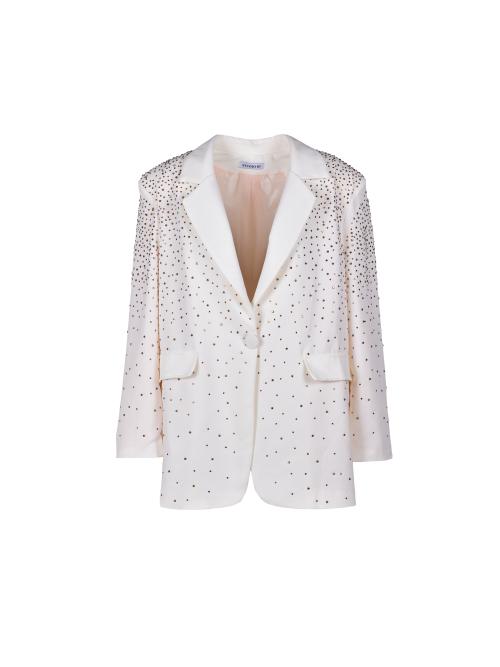 Blazer with crystals