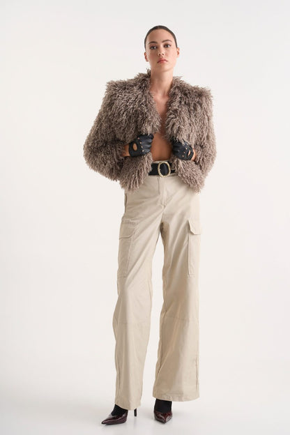 ALYSHA BOMBER FEATHER