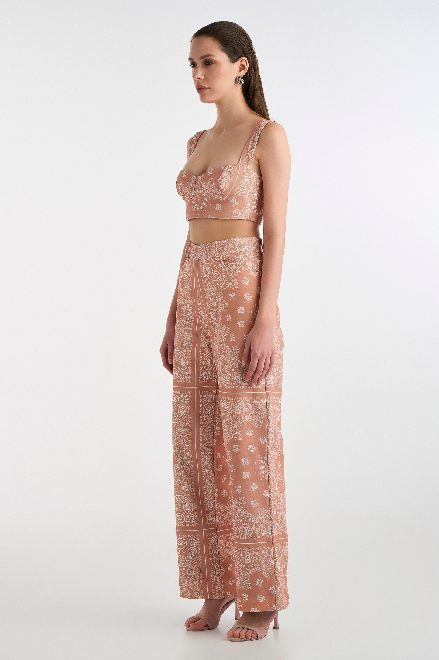 BANDANA FLAIR PANTS PINK