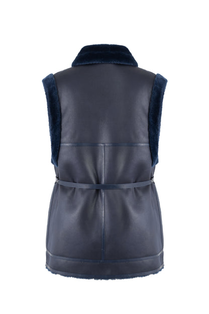 MERINO SUEDE GILET