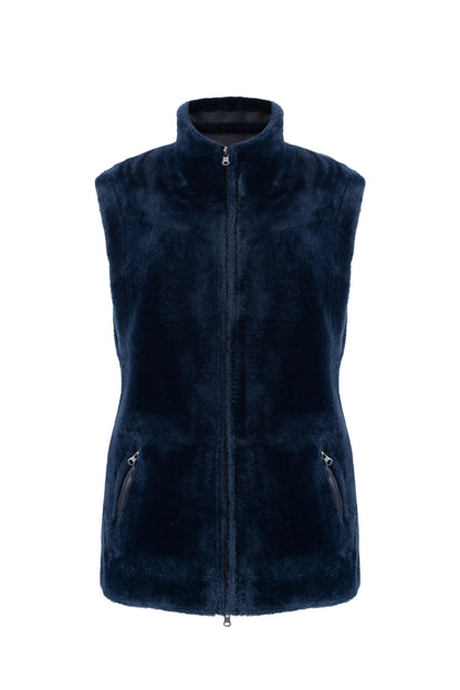 MERINO SUEDE GILET