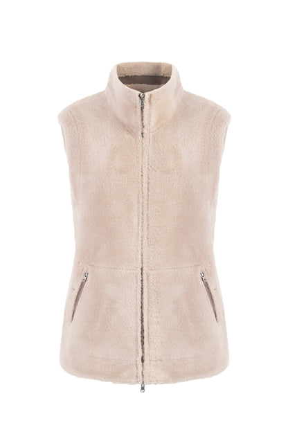 MERINO SUEDE GILET