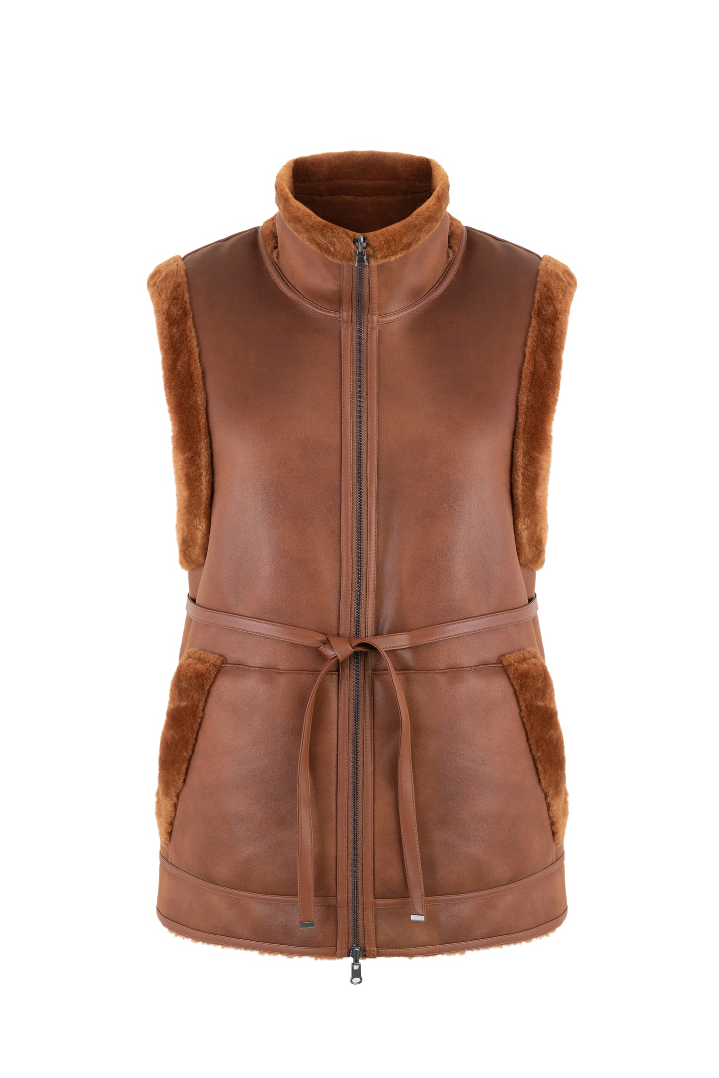 MERINO SUEDE GILET