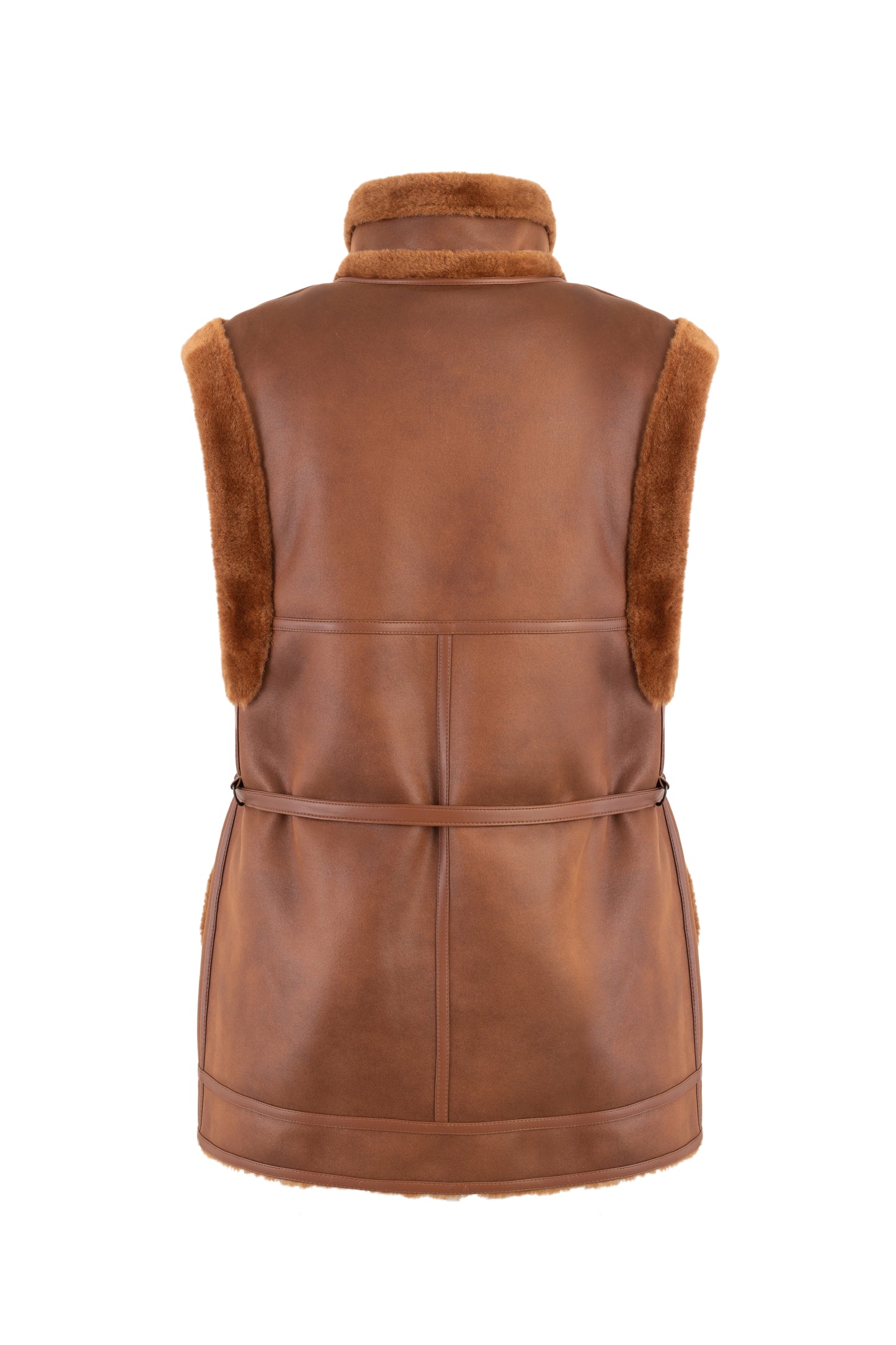 MERINO SUEDE GILET