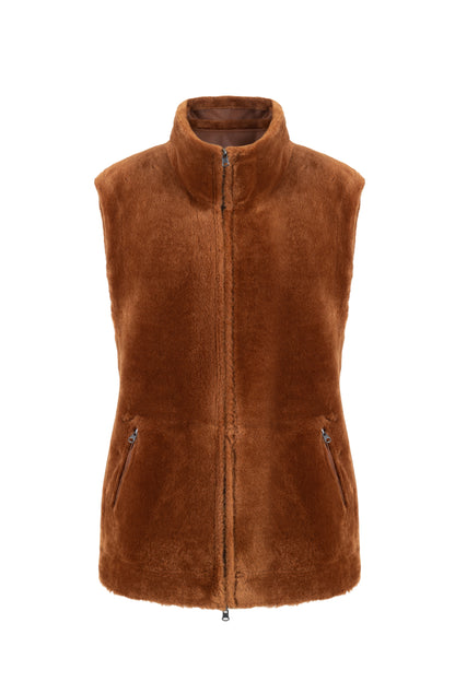 MERINO SUEDE GILET