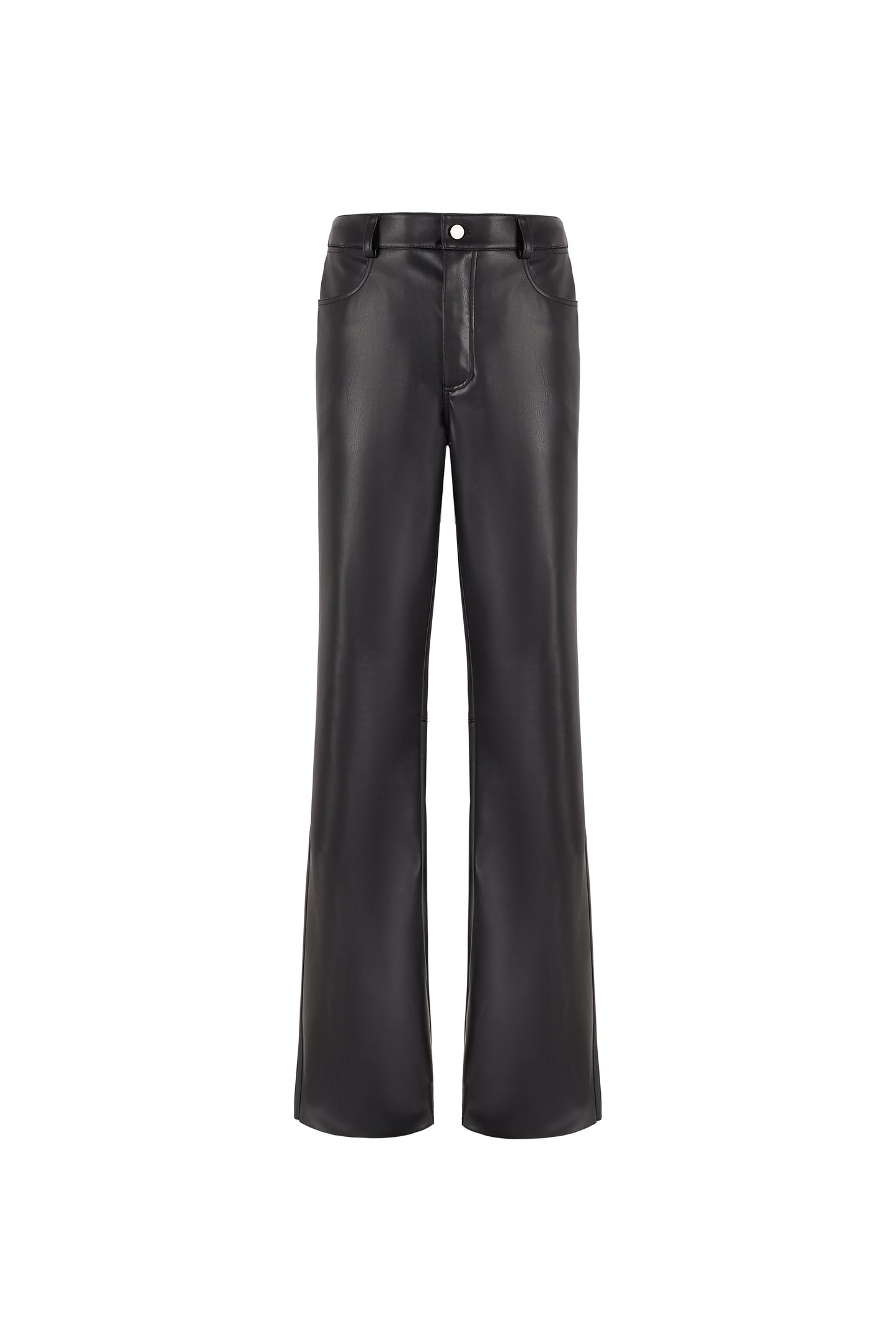 LEATHER PANTS -BLACK