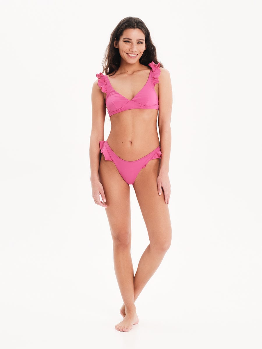 BUBBLE GUM RUFFLES BIKINI