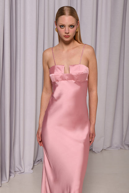 DELPHINE MAXI PINK DRESS