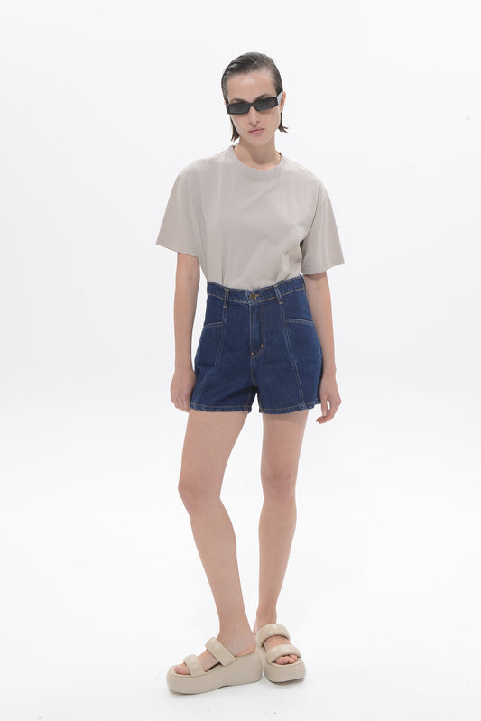 DARK BLUE THELMA SHORTS