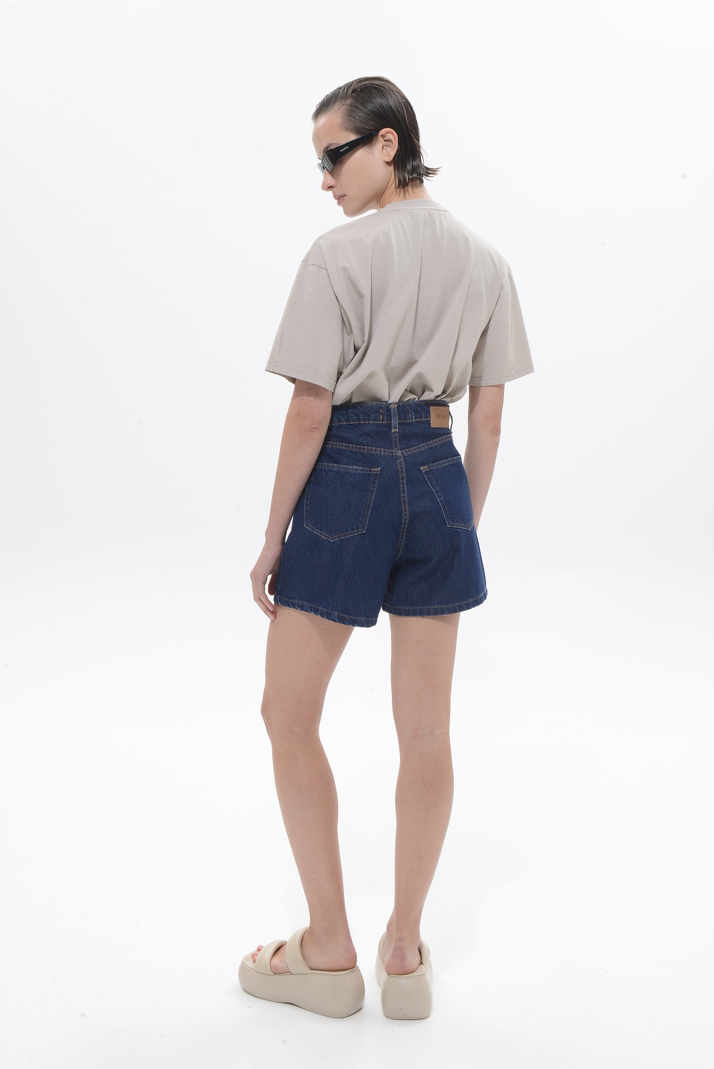 DARK BLUE THELMA SHORTS
