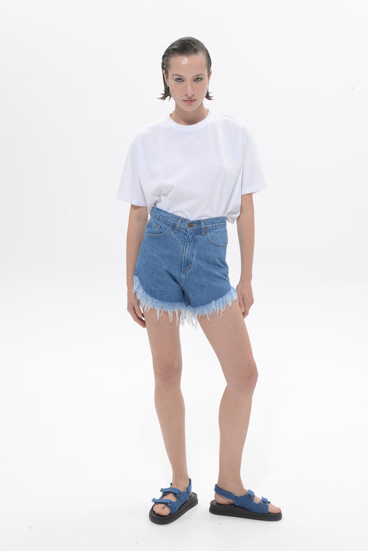 MID BLUE TULUM SHORT