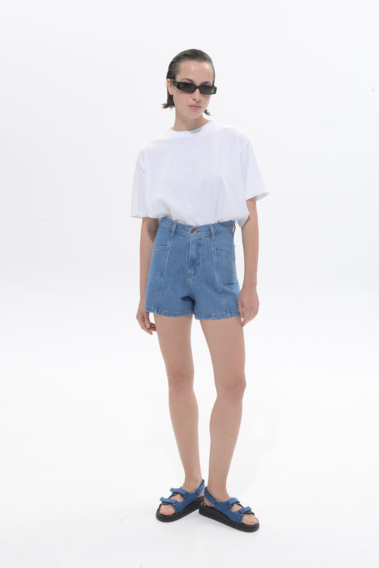 LIGHT BLUE THELMA SHORTS