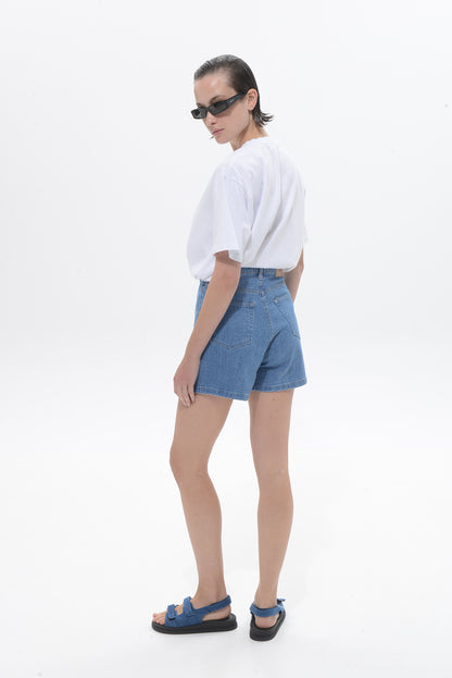 LIGHT BLUE THELMA SHORTS