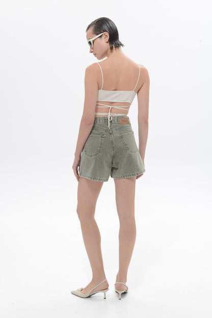 KHAKI THELMA SHORTS
