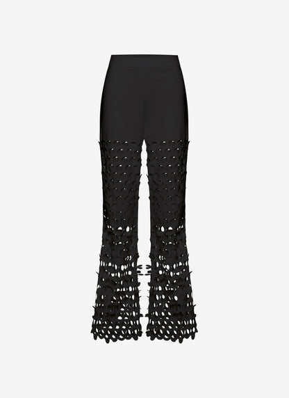 FLARED PANTS BLACK