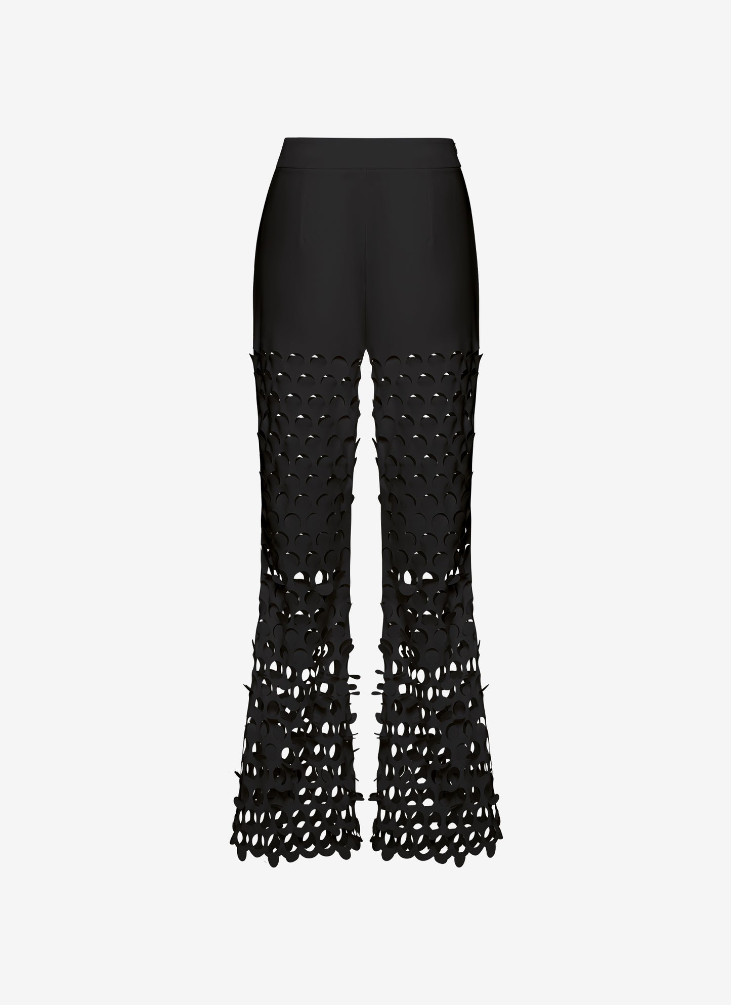 FLARED PANTS BLACK