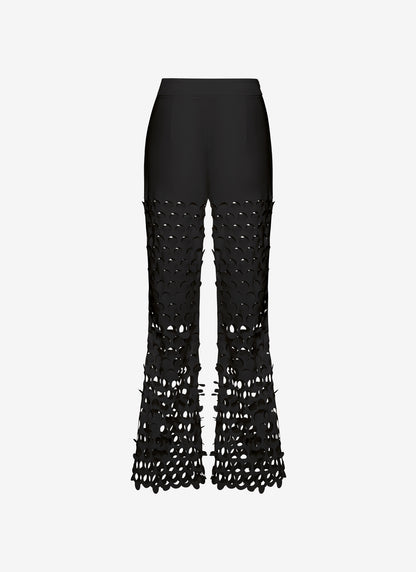 FLARED PANTS BLACK