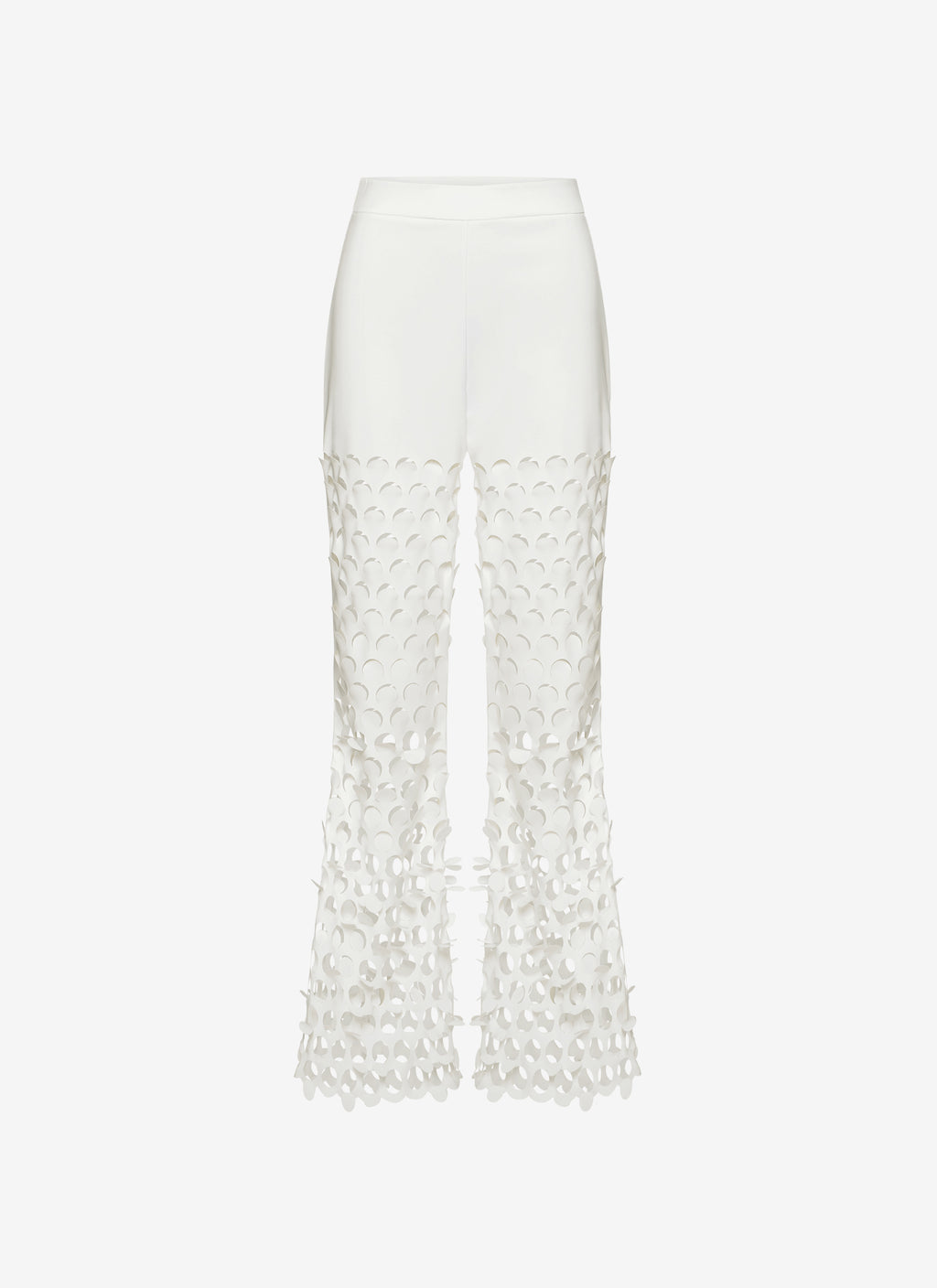 FLARED PANTS WHITE