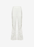 FLARED PANTS WHITE