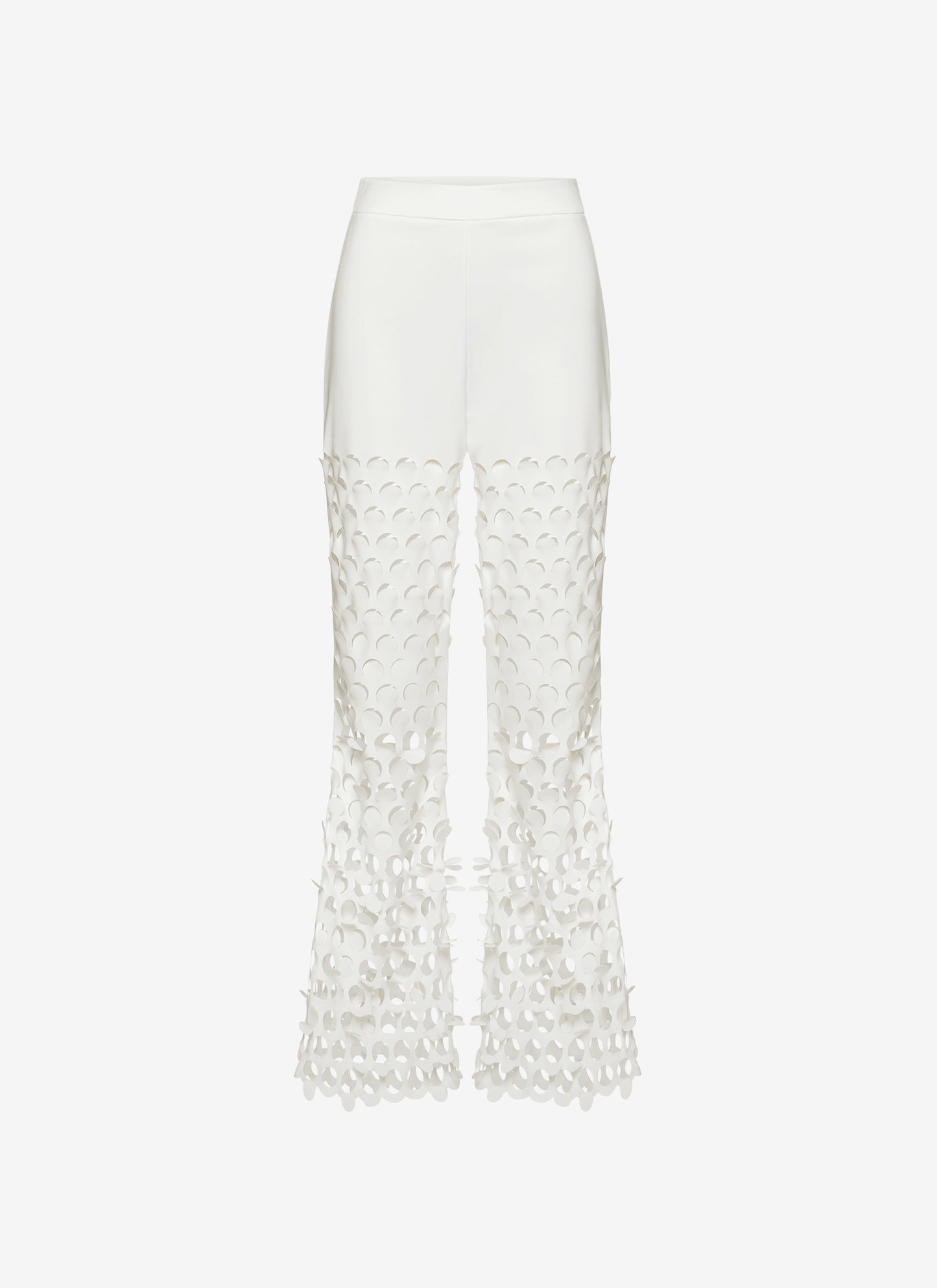 FLARED PANTS WHITE