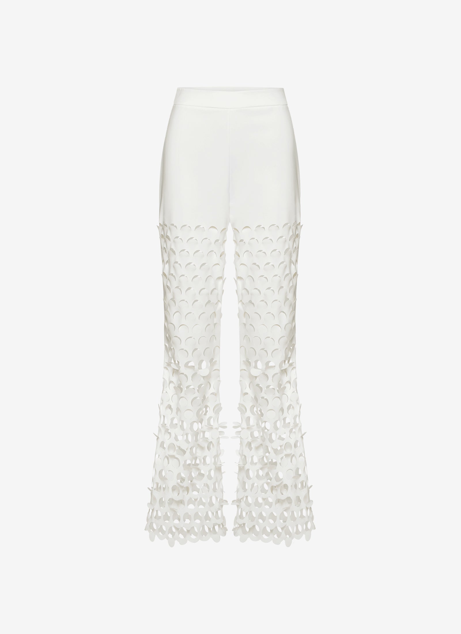 FLARED PANTS WHITE
