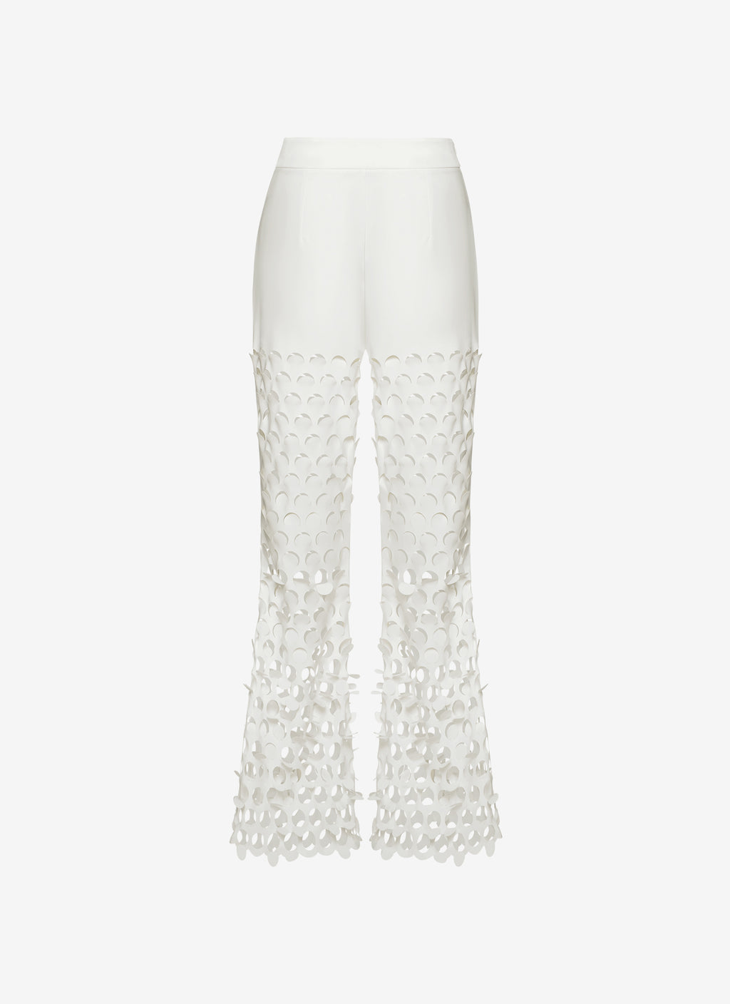 FLARED PANTS WHITE