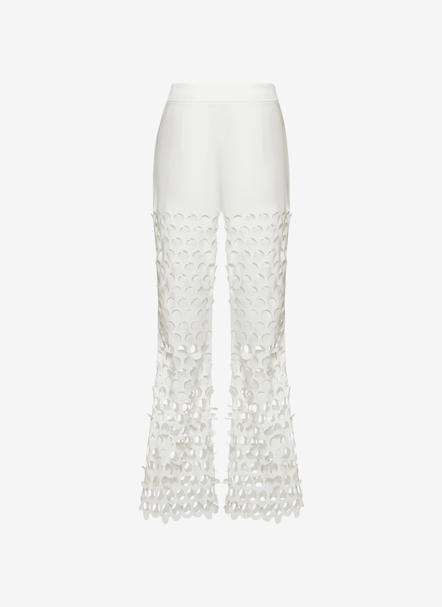 FLARED PANTS WHITE