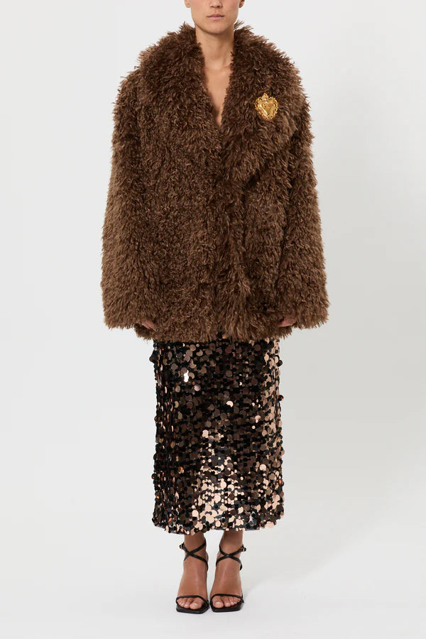 FUR JACKET SHORT