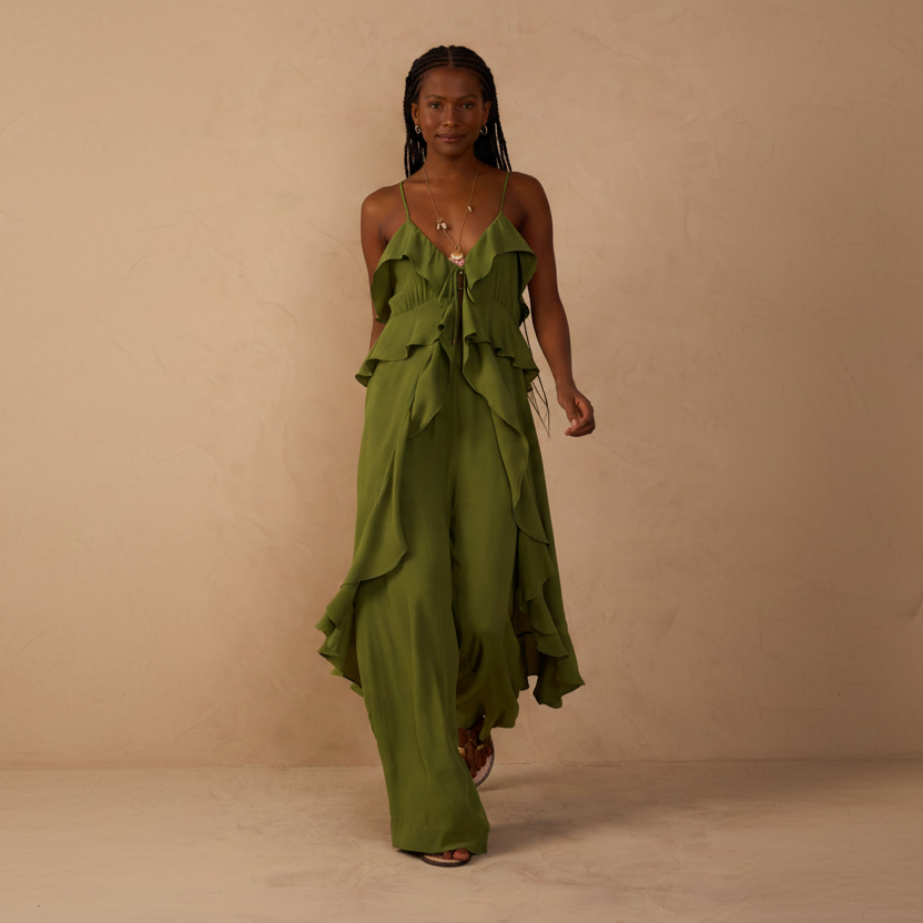 FLOWY WIDE LEG PANTS