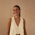 CALCA LINEN GILET