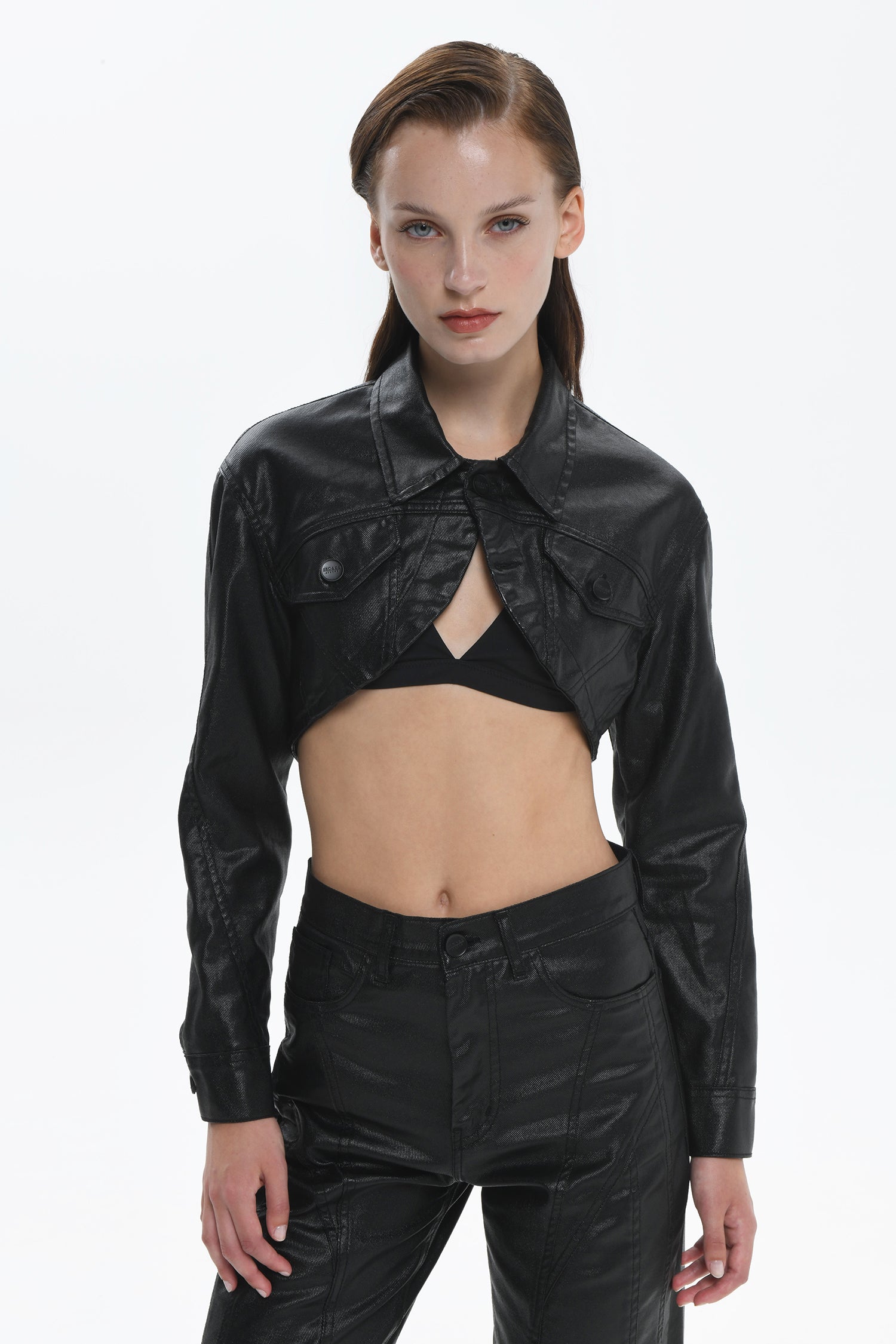HANNA JACKET FOIL BLACK