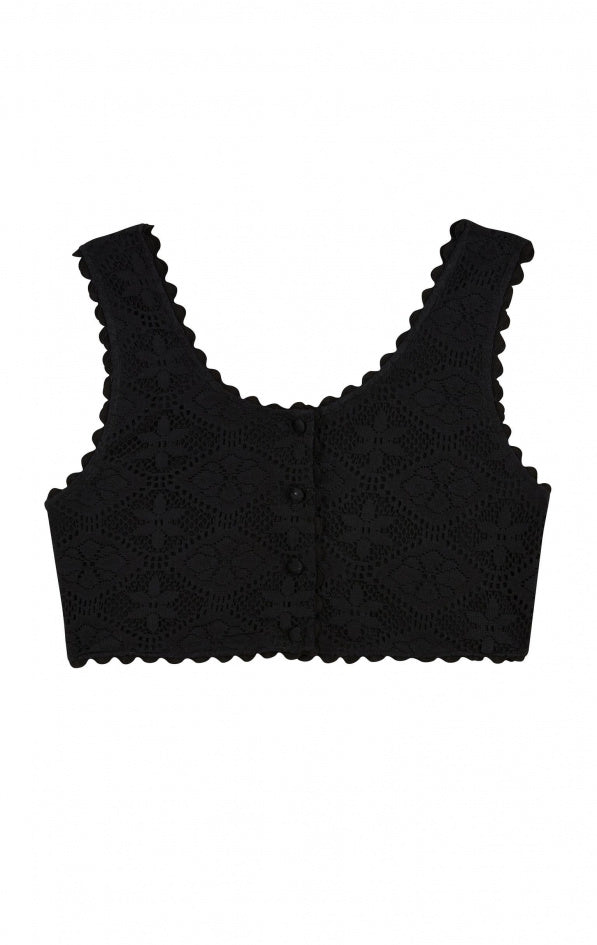 HEDDA TOP BLACK