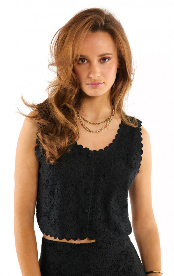 HEDDA TOP BLACK