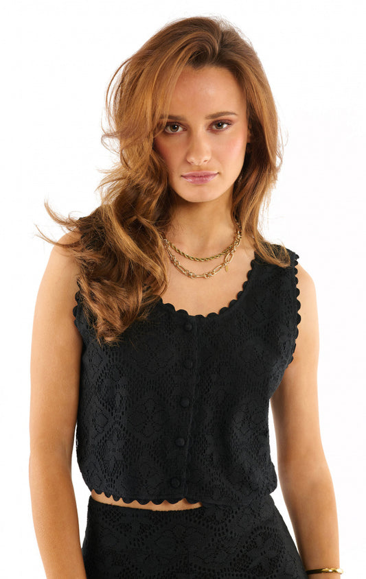 HEDDA TOP BLACK