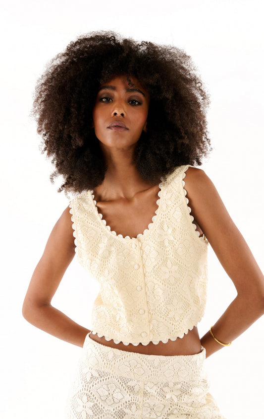 HEDDA TOP WHITE
