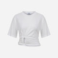 JESS ACCESSORY-DETAIL T-SHIRT WOMAN KNITTED