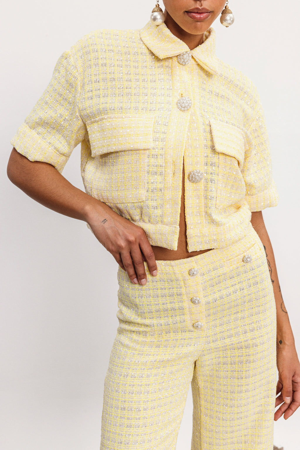 TWEED PANTS