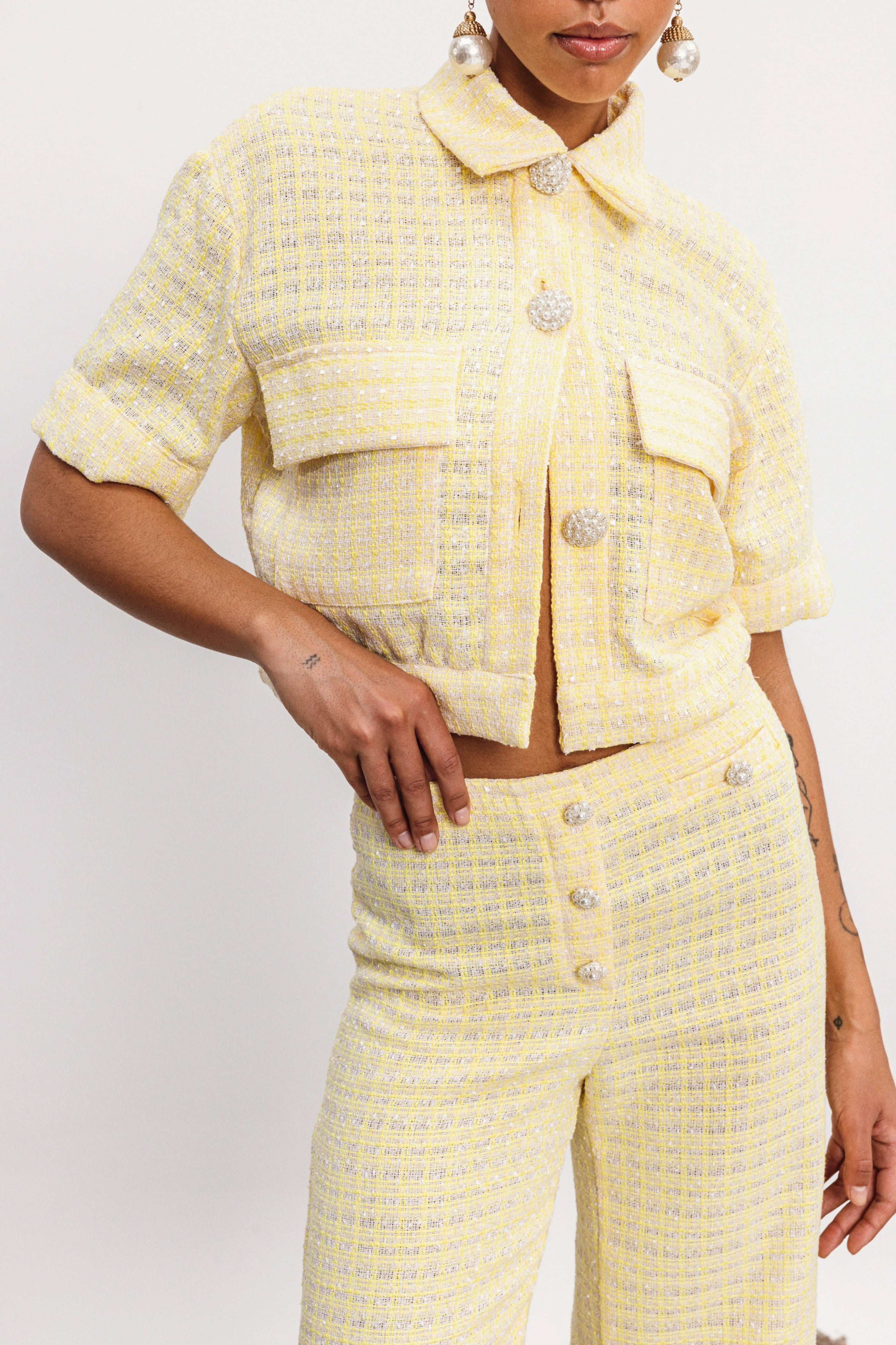 TWEED PANTS