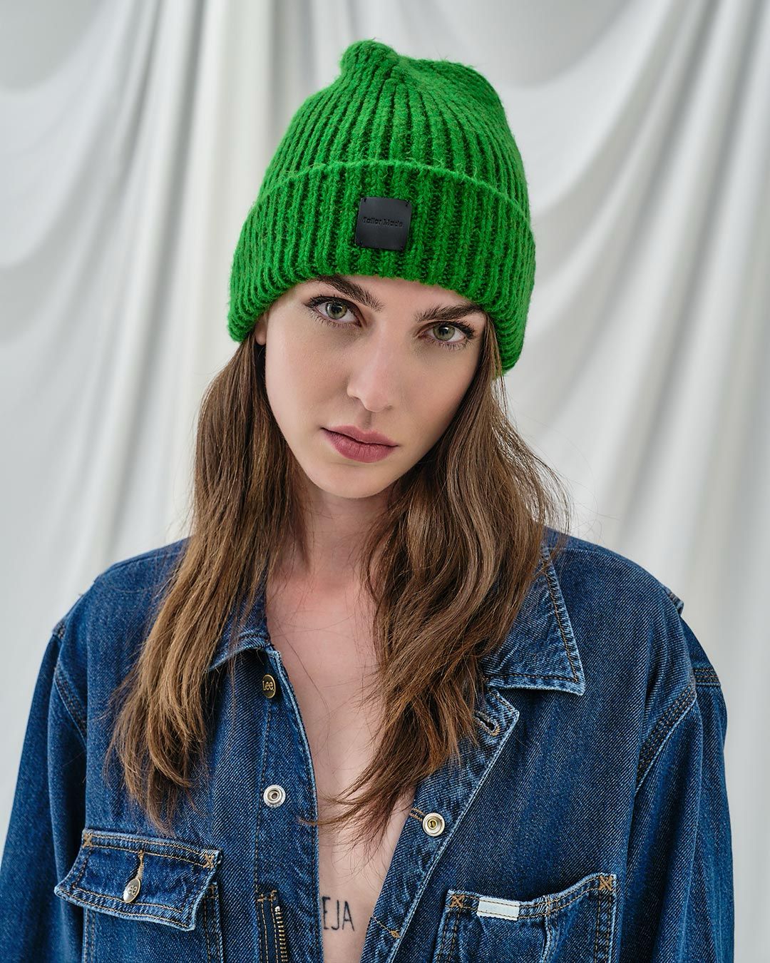 KNITTED LOGO BEANIE